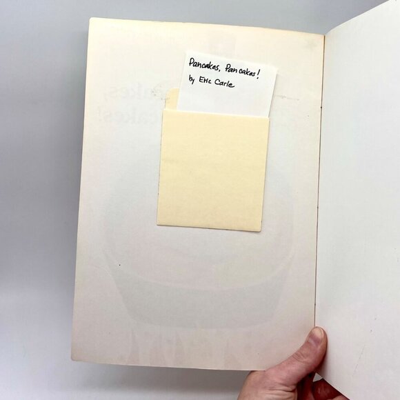 Eric Carle Pancakes Pancakes 1992 Vintage Scholastic Large Book - Picture 2 of 8